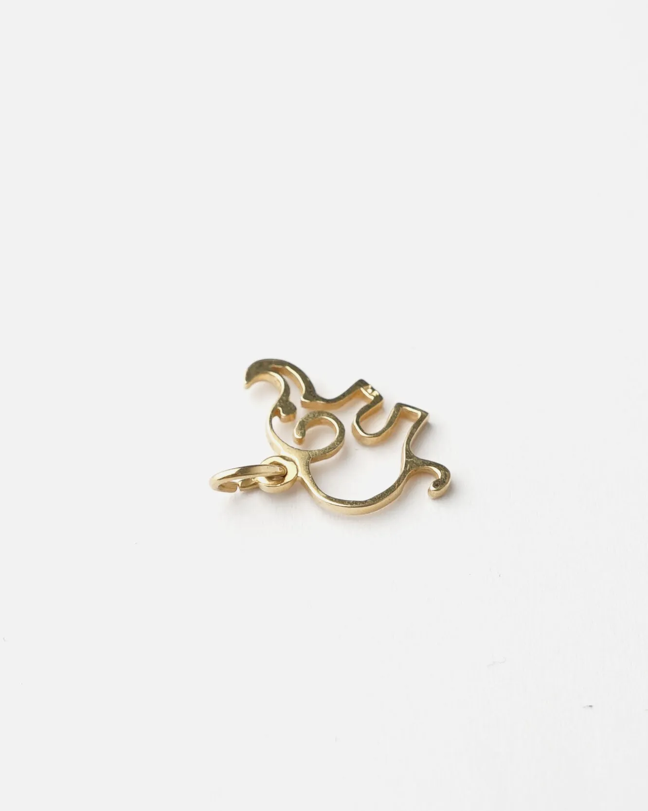 14k Gold Elephant Charm