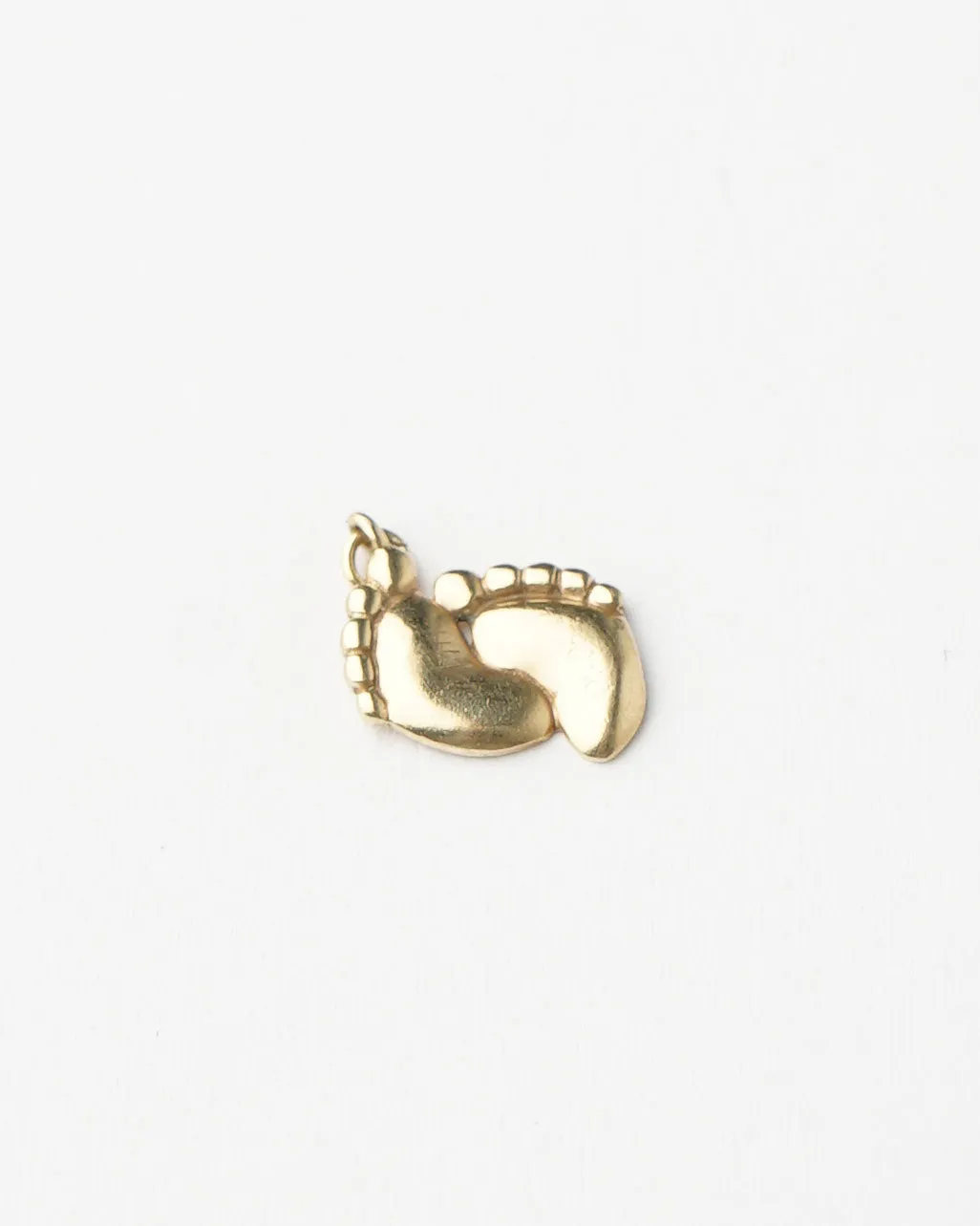 14k Gold Feet Charm