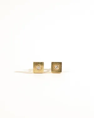 14k Gold x Diamonds Earrings