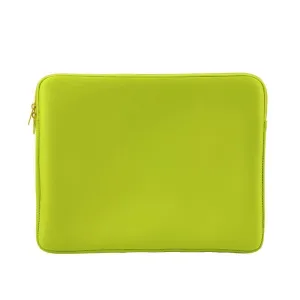 14" Neoprene Laptop Sleeve Neon Green