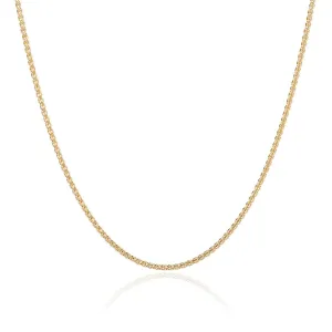 18ct Yellow Gold 16" Wheat Chain N0704100