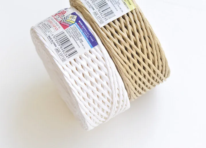 2mm Filling Natural Rope for Crafts Jewellery Decorations Purse Frame Bag Essential Material 80 Meters A Roll