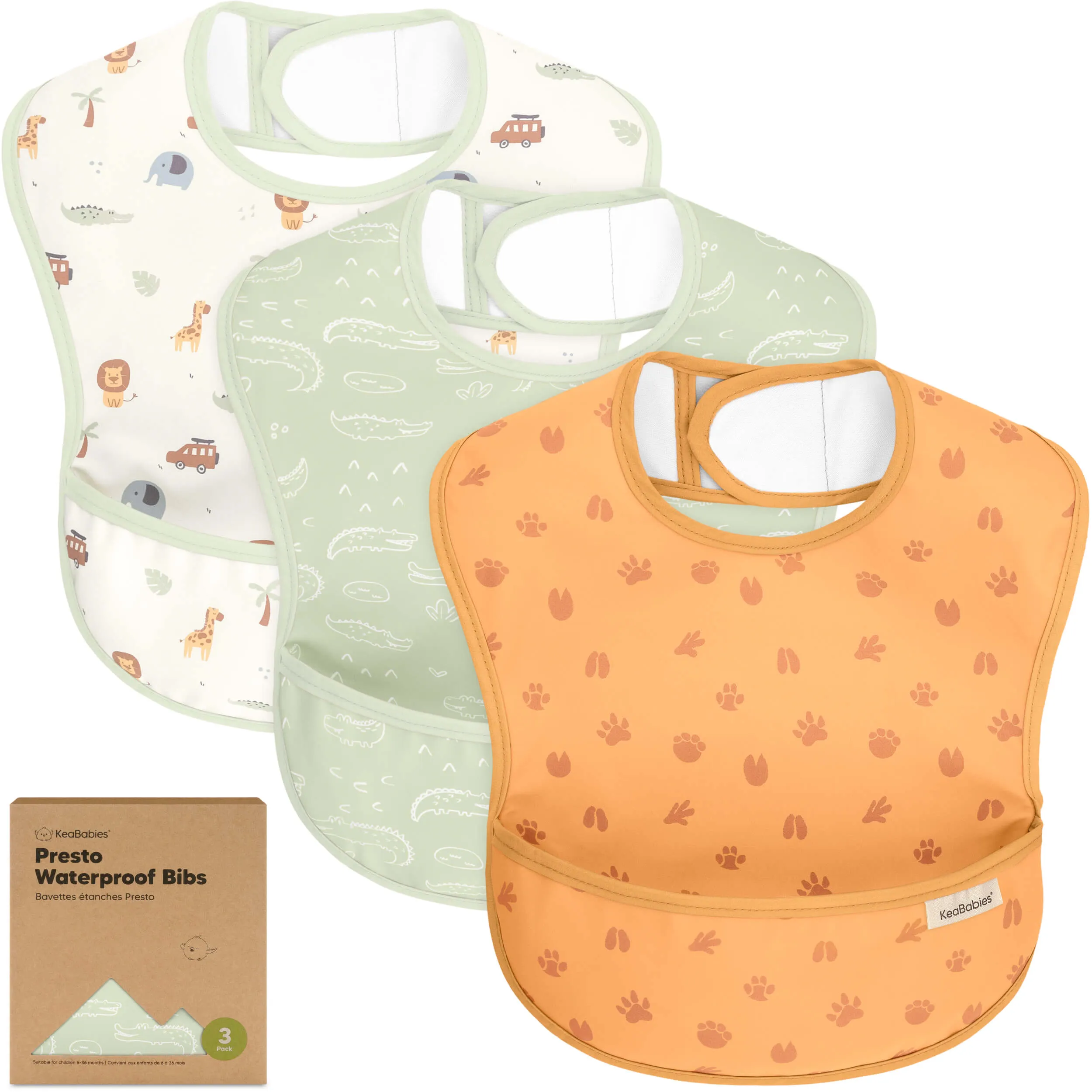 3-Pack Presto Waterproof Bibs (Wilderness)