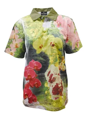 Adult UV Protective Short Sleeve Gardening Shirt - Orchid