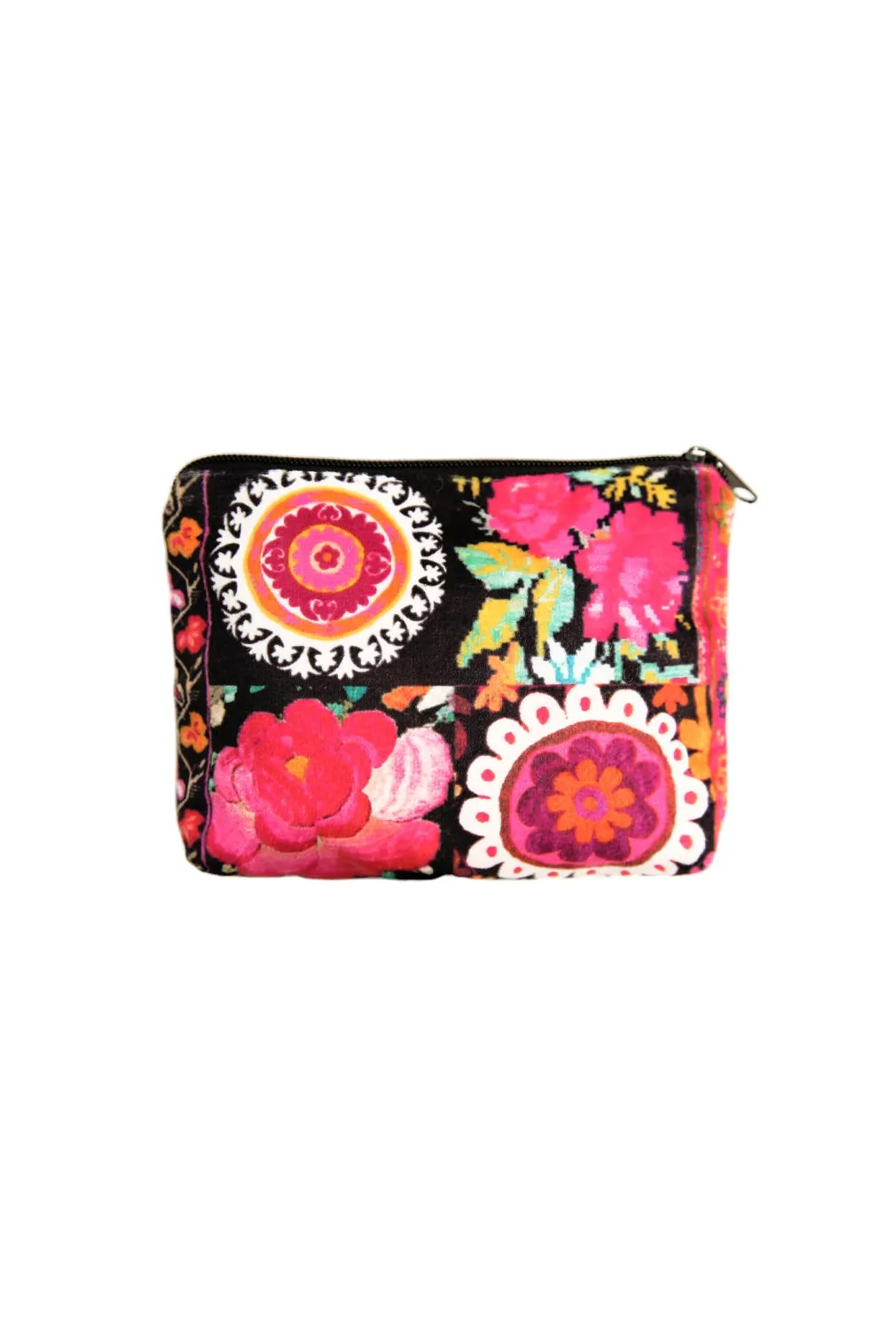 ANNA CHANDLER VELVET CHANGE PURSE KARABAGH