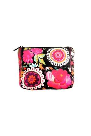 ANNA CHANDLER VELVET CHANGE PURSE KARABAGH