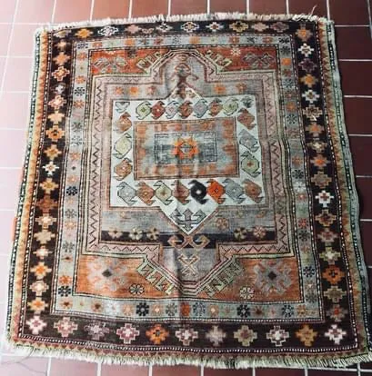 Antique Hamadan Hand Knotted Rug