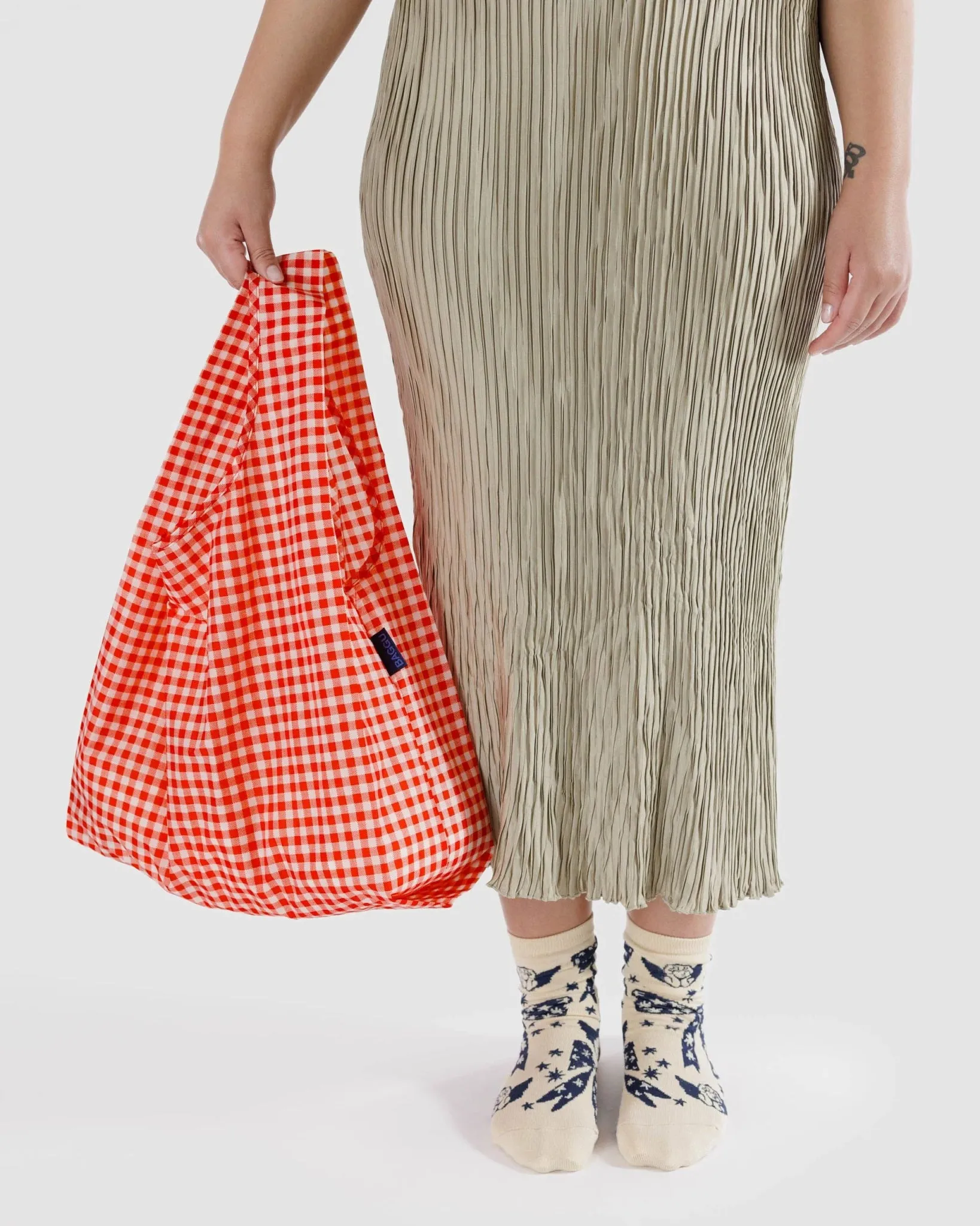 BAGGU Standard Bag - Red Gingham