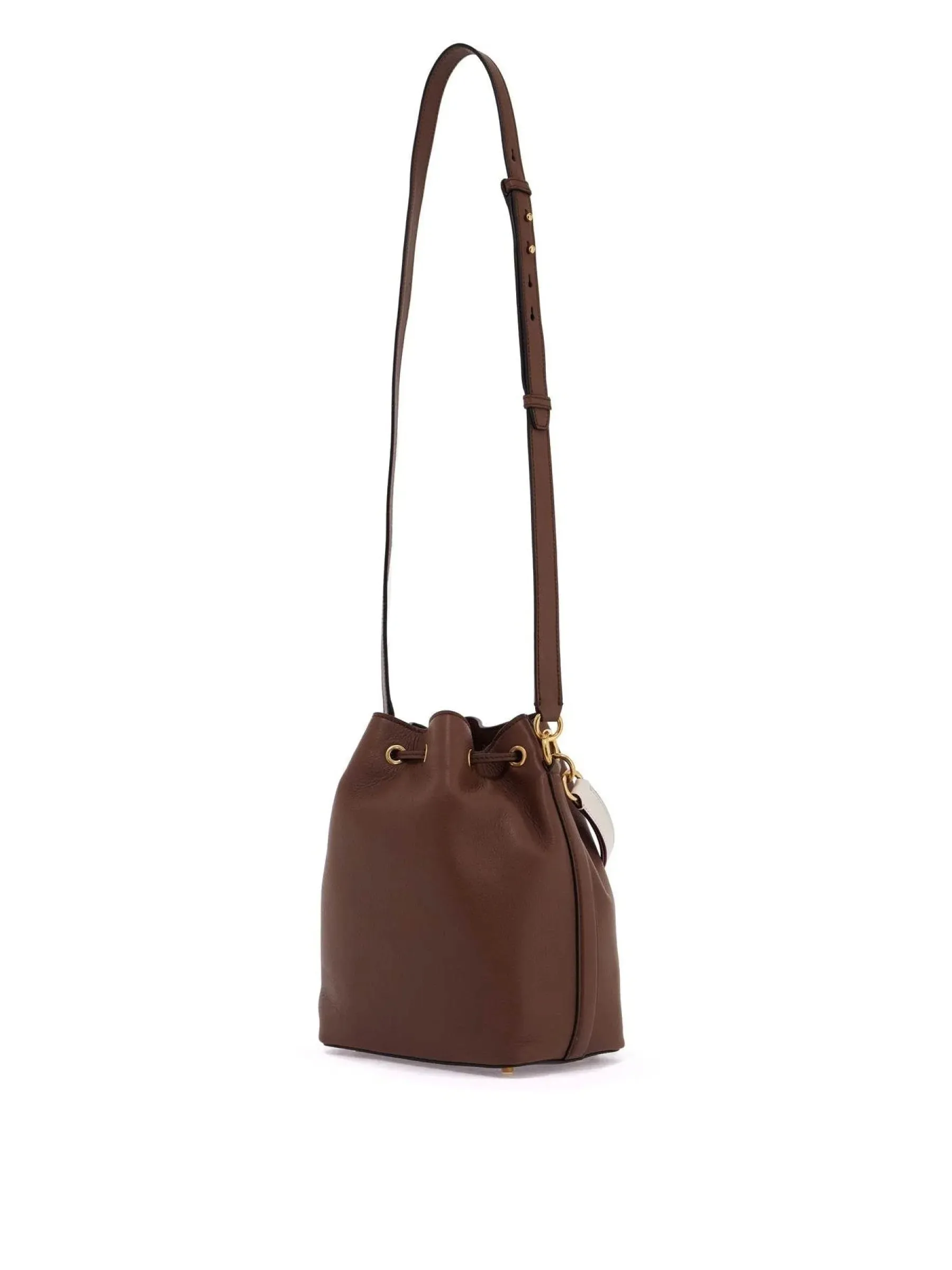 Bally Quilted Leather Bucket Bag