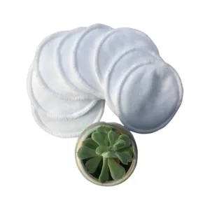 Bamboo Fiber Facial Rounds Pads | 5 Pieces Set