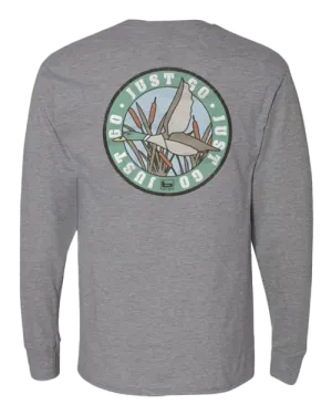 Banded Old School Patch Long Sleeve Tee