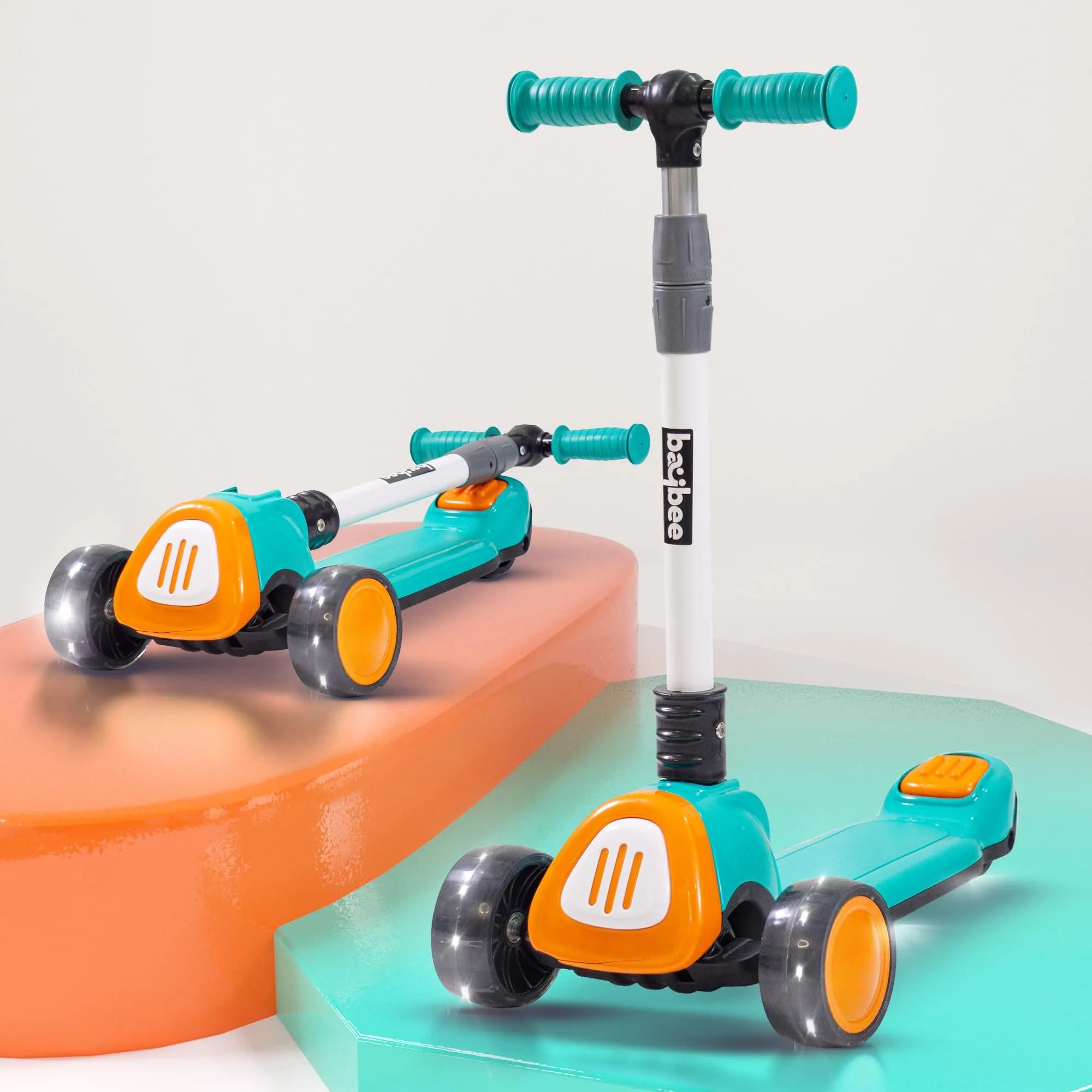 Baybee Dusty Kick Scooter for 3 Wheel Kids with Foldable & Height Adjustable Handle