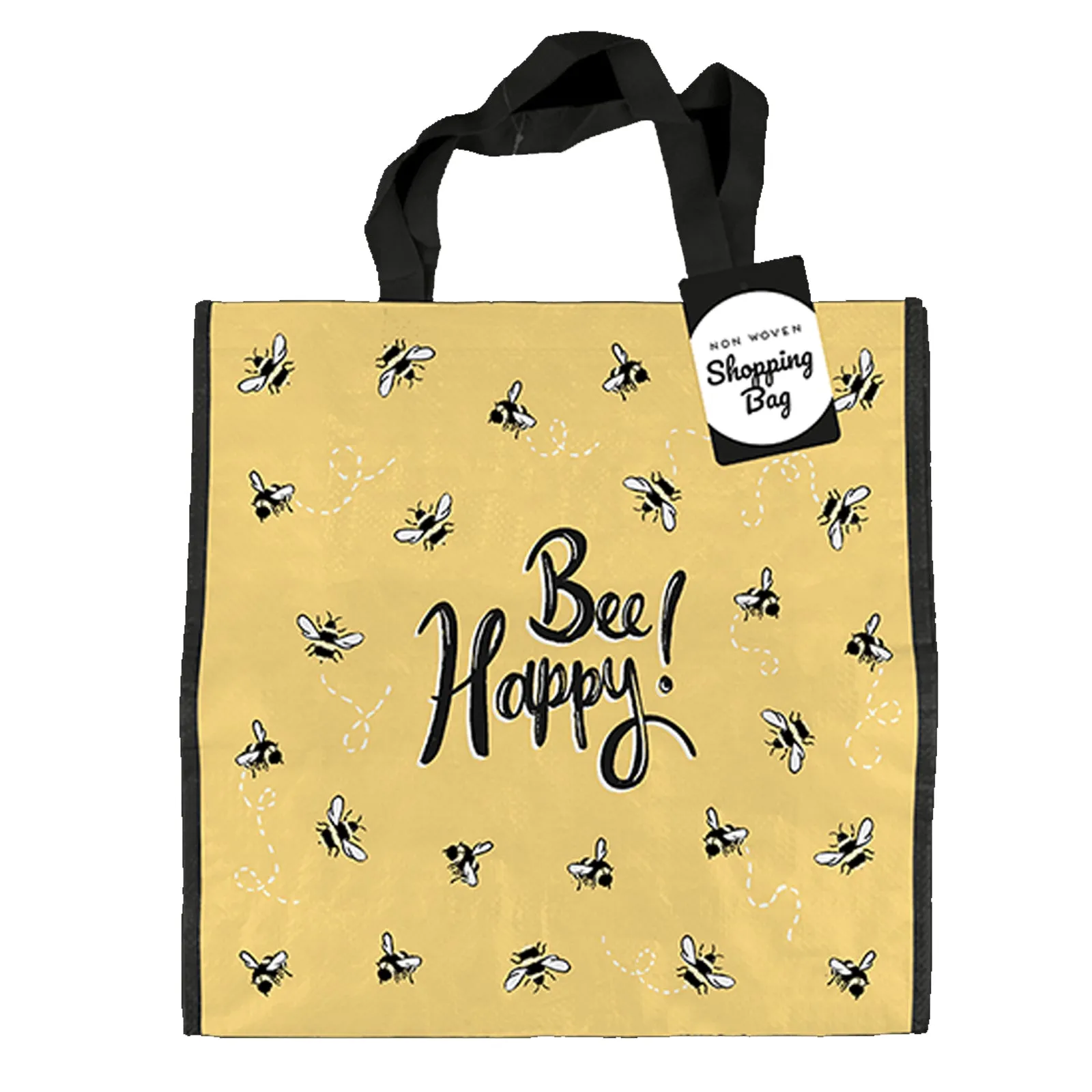 Bee Happy Reusable Shopping Bag