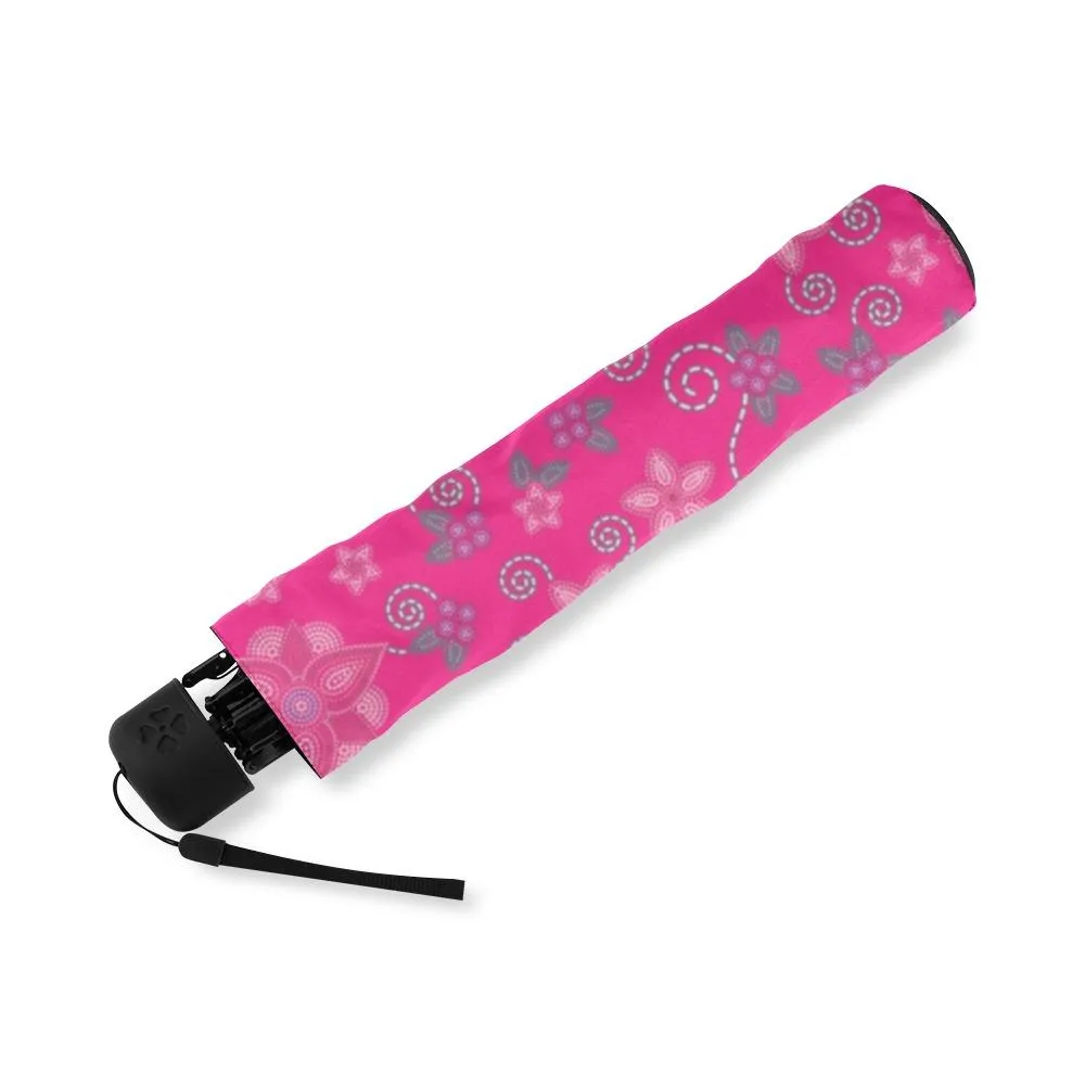 Berry Picking Pink Foldable Umbrella