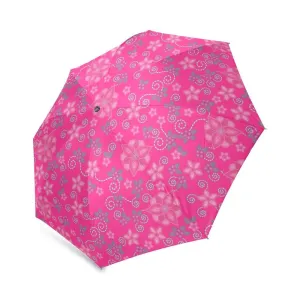 Berry Picking Pink Foldable Umbrella