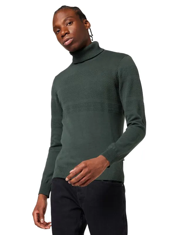 Blend Maglia dolcevita da uomo Pullower 20715853 196110 verde foresta