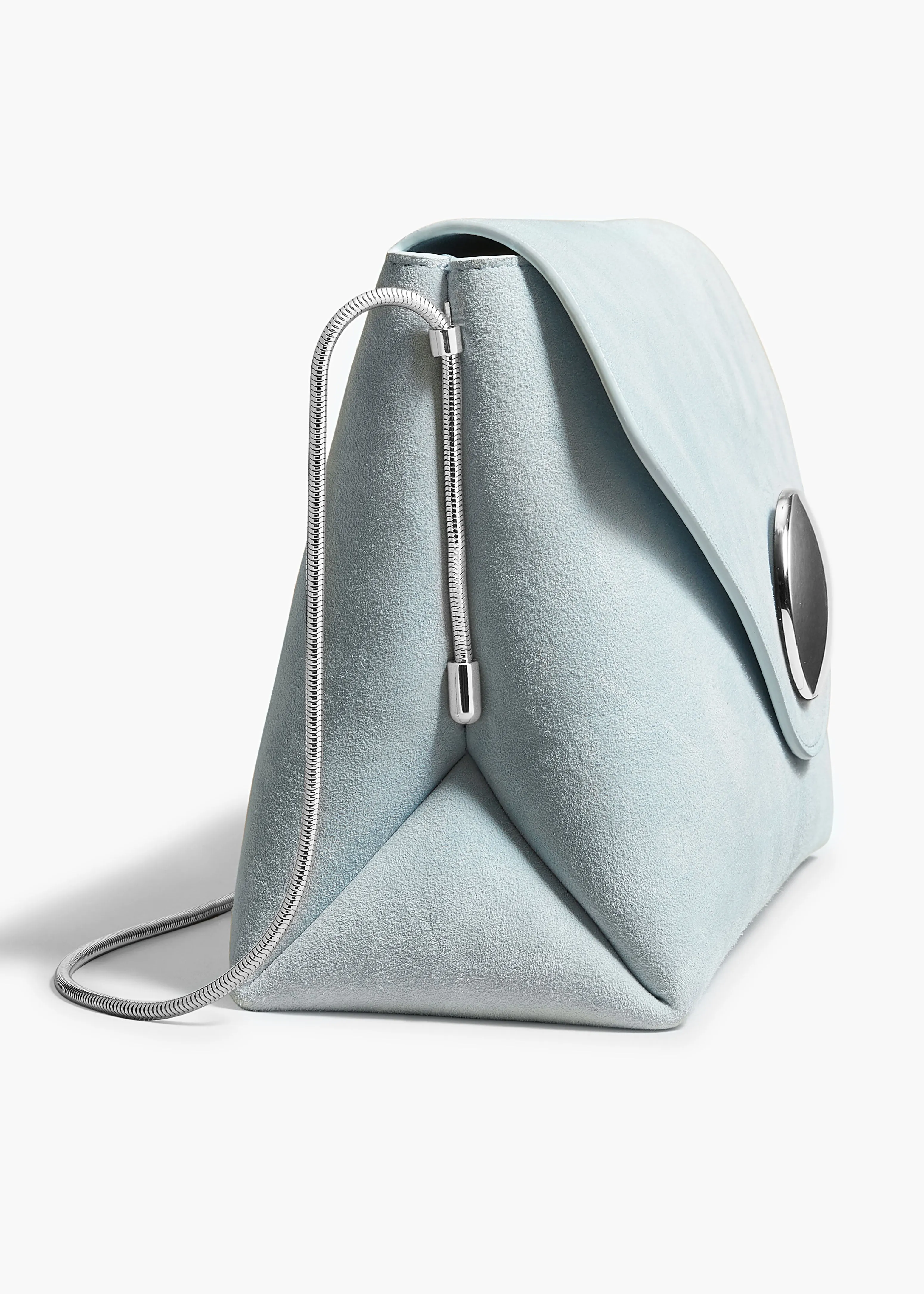 Bobbi Bag in Baby Blue Suede