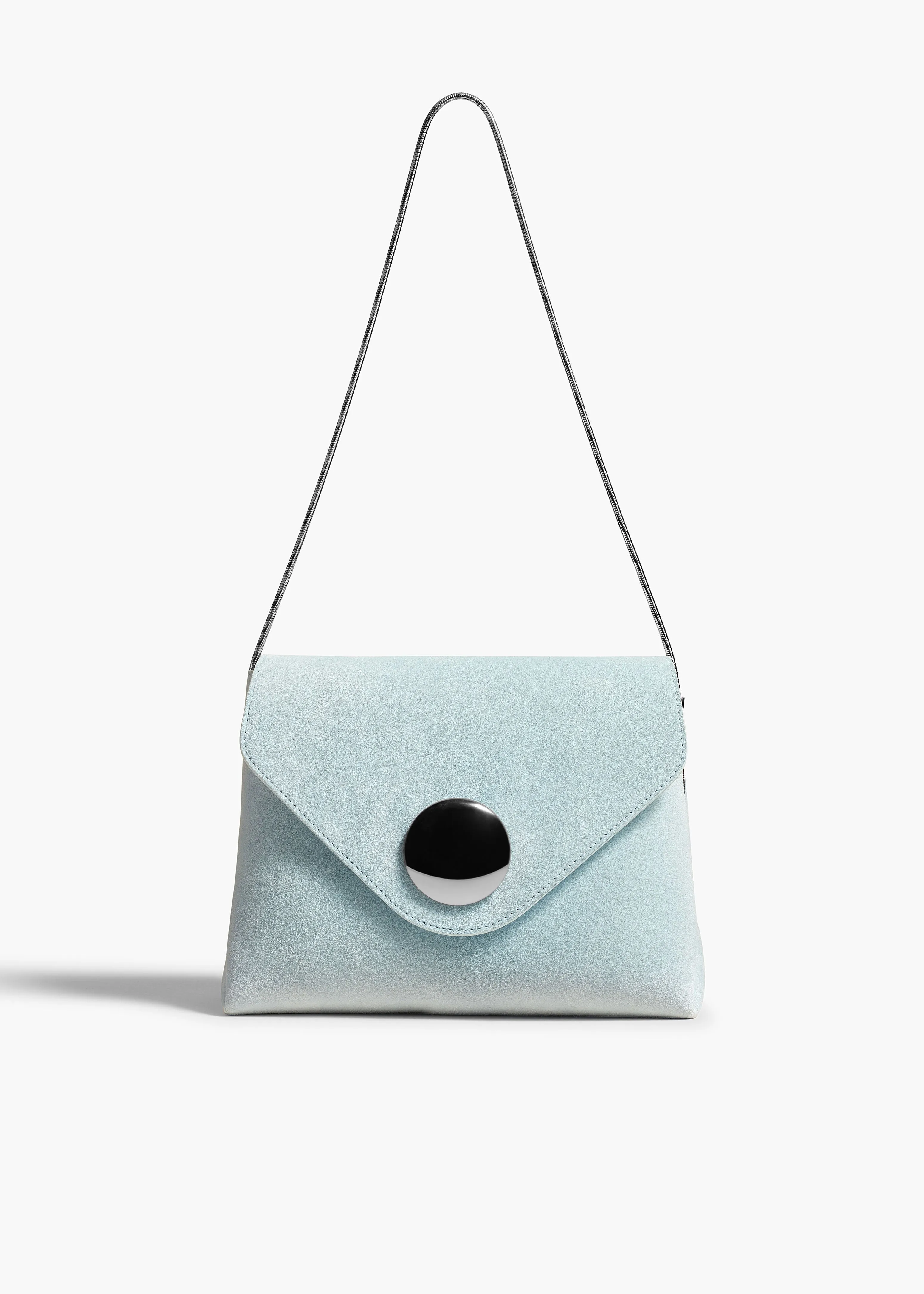 Bobbi Bag in Baby Blue Suede