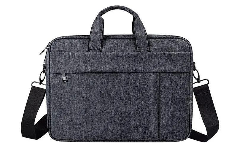 Brinch Waterproof Casual Business Side Zipper Designed Laptop Bag-Grey