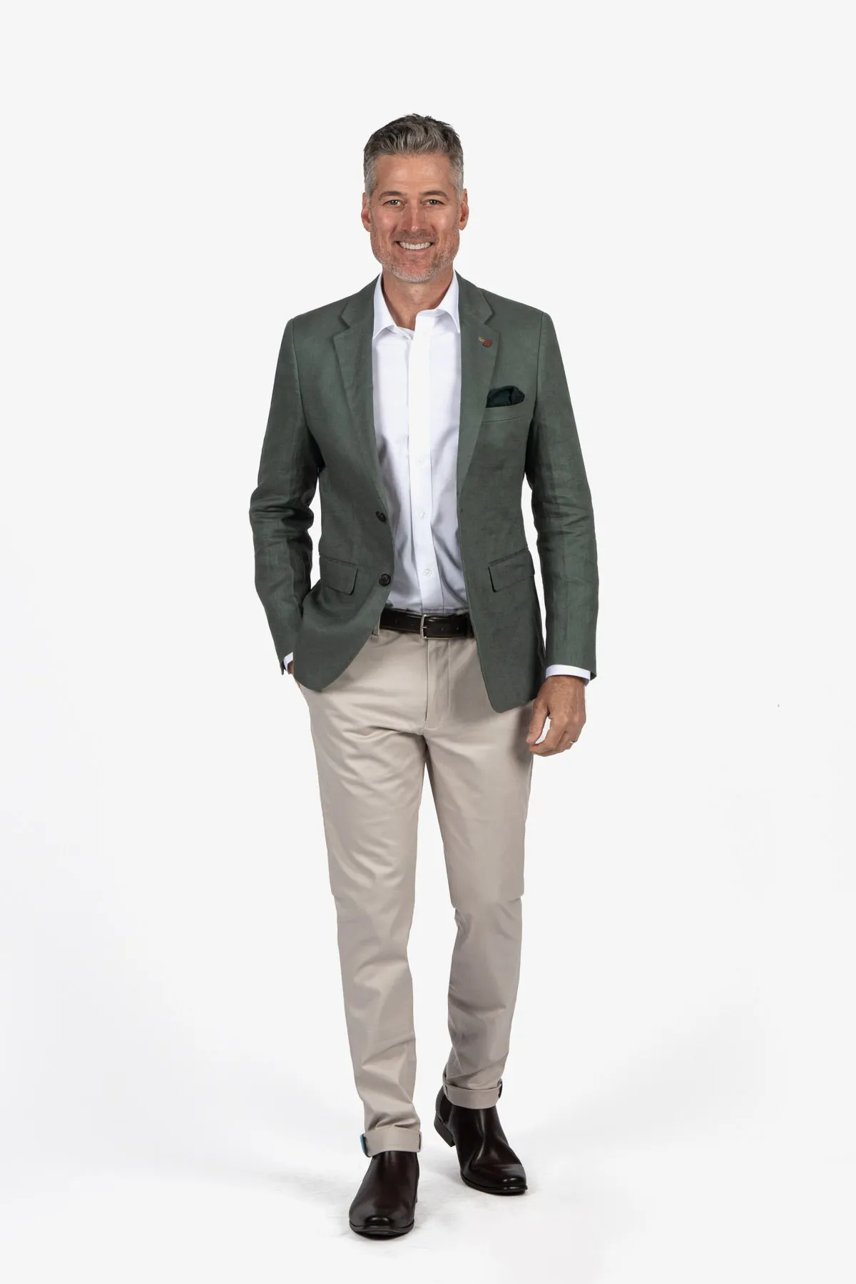 Brooksfield | Sleek Linen Blazer