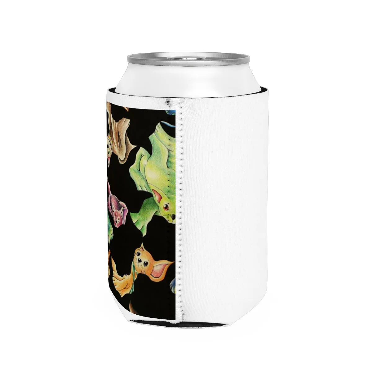 Cat Pattern Can Cooler Sleeve