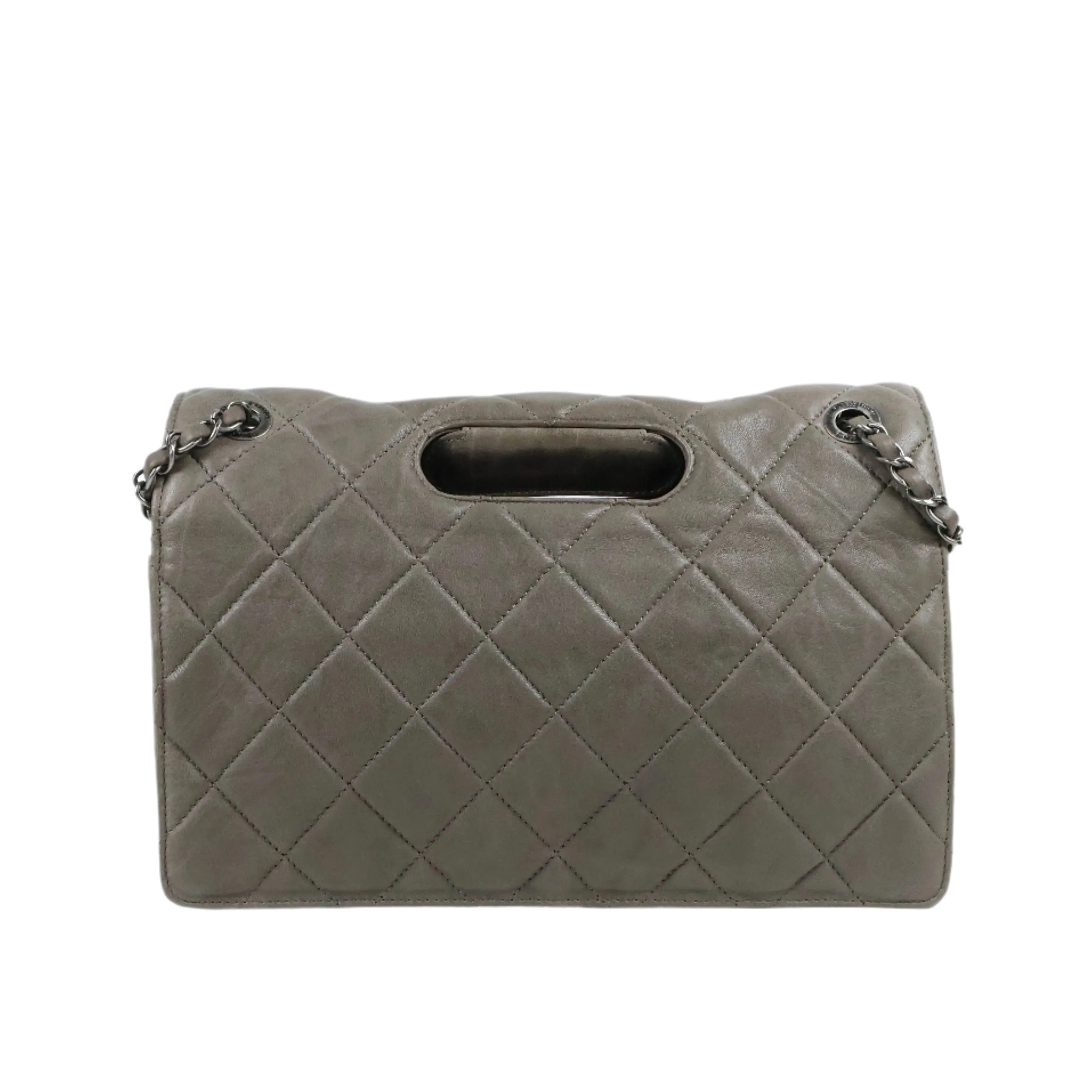 Chanel Take Away Flap Bag Grey