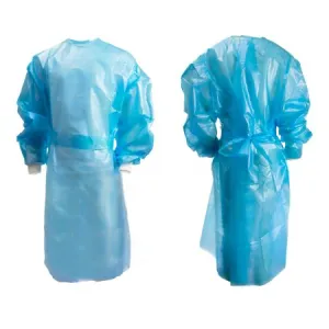 Chemotherapy Procedure Gown 2X-Large Blue NonSterile AAMI Level 2 / ASTM D6978 Disposable - McKesson Brand Mfr# 16-55KV2X