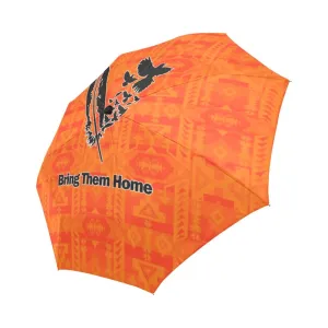 Chiefs Mountain Orange Bring Them Home Auto-Foldable Umbrella