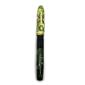 Conklin 7M Nozac Green Marble Fountain Pen