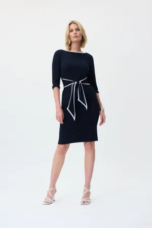 Contrast Trim Dress