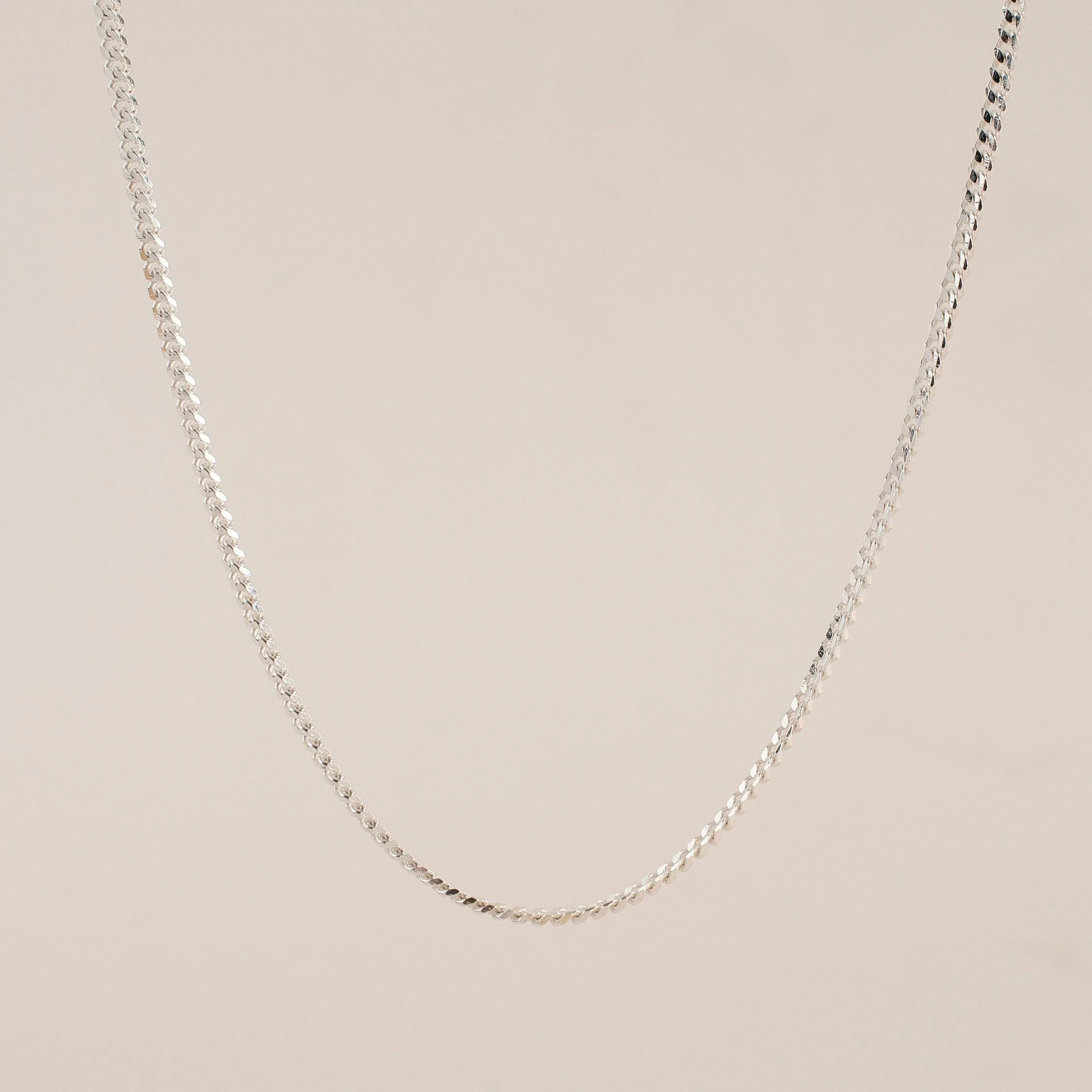 Curb Chain Necklace 990 Silver