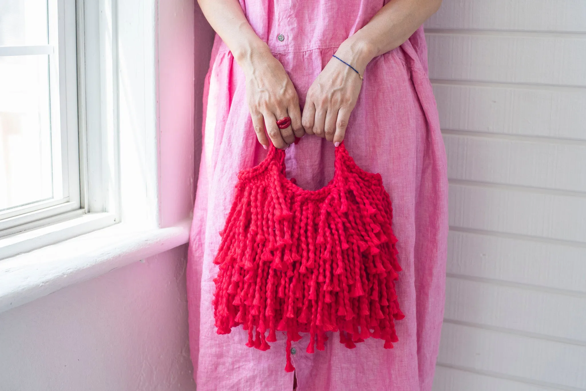 DIY Kit - Mini Market Fringe Bag - Big Cotton