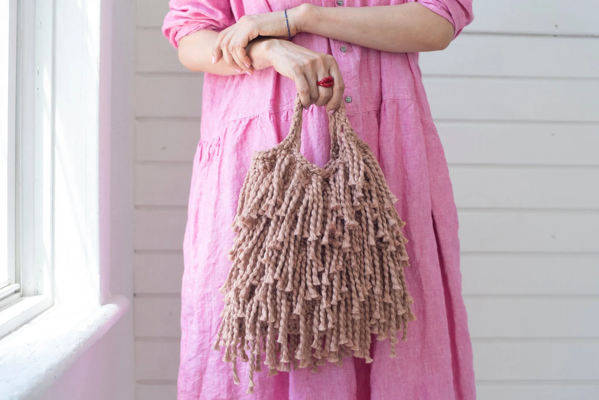 DIY Kit - Mini Market Fringe Bag - Big Cotton