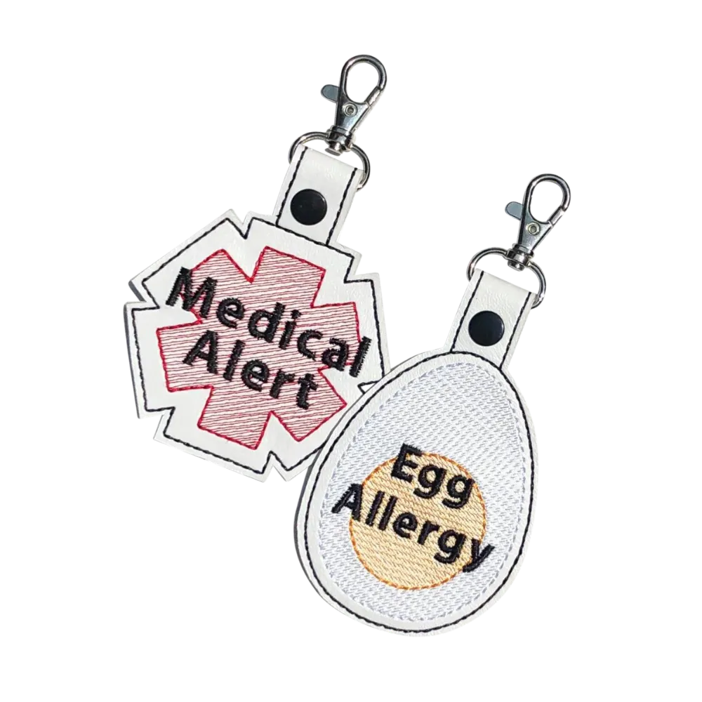 Egg Allergy Bag Tag - Boiled