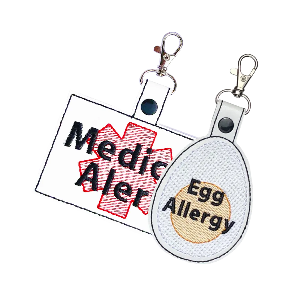 Egg Allergy Bag Tag - Boiled