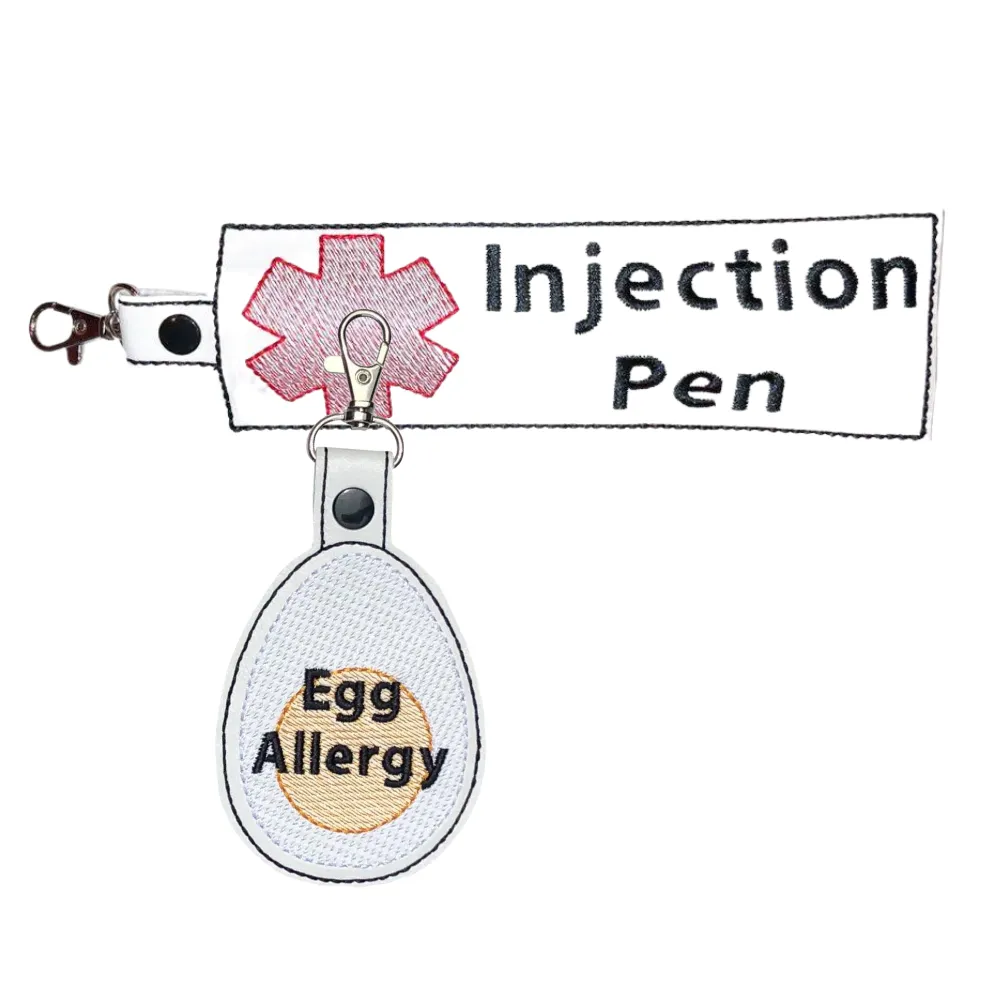 Egg Allergy Bag Tag - Boiled