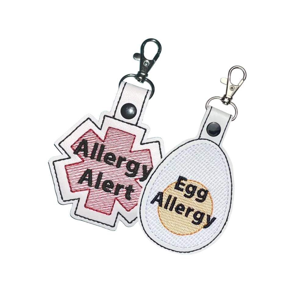 Egg Allergy Bag Tag - Boiled