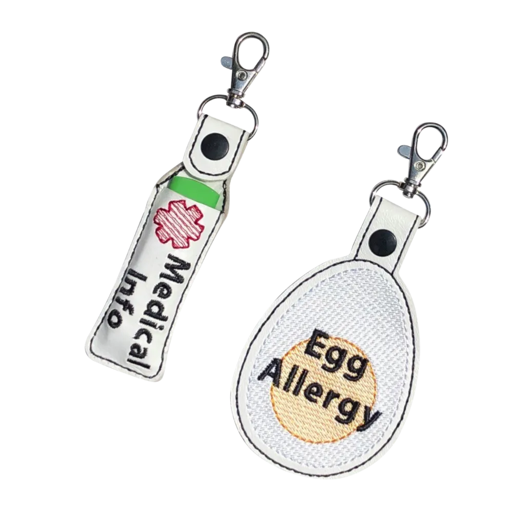 Egg Allergy Bag Tag - Boiled