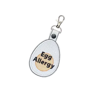 Egg Allergy Bag Tag - Boiled