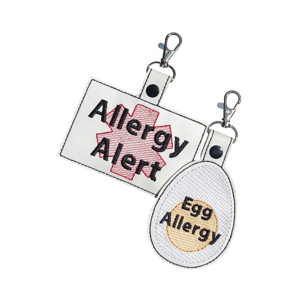 Egg Allergy Bag Tag - Boiled