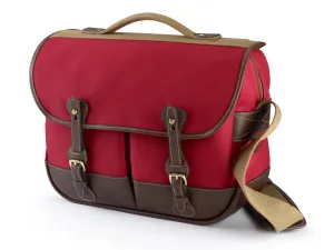 Eventer Camera/Laptop Bag - Burgundy Canvas / Chocolate Leather