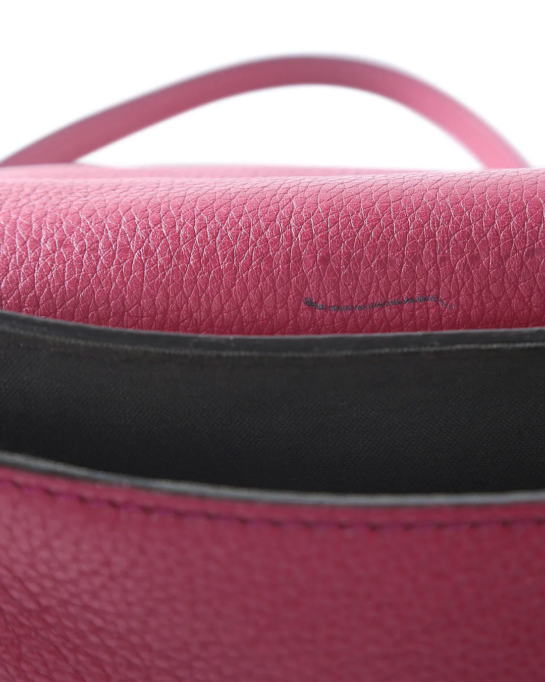 FENDI Fuchsia Leather Crossbody Bag