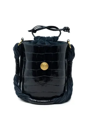 Fendi Vintage Moc Croc Bucket Bag - AWL2605