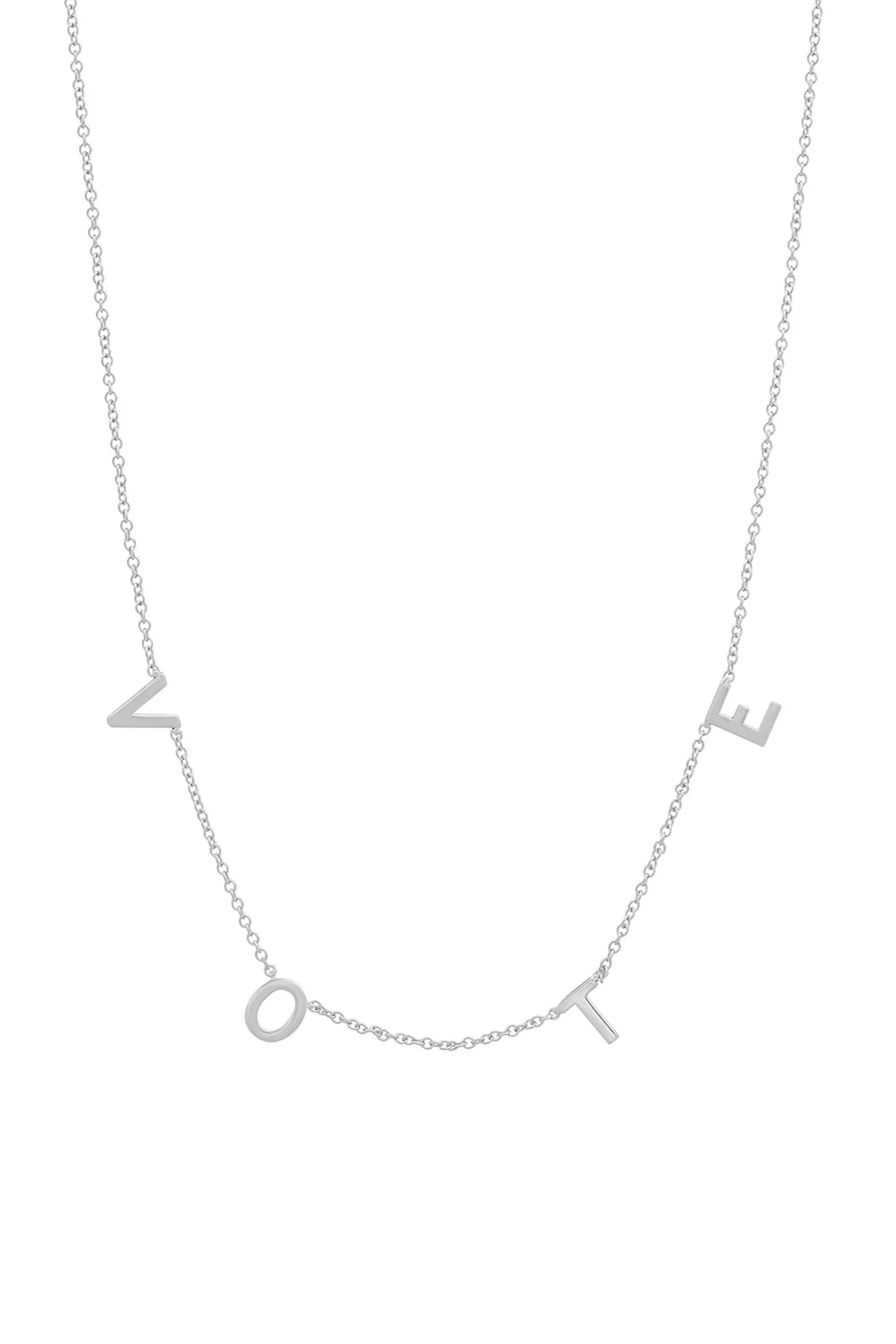 Fine Vote Necklace