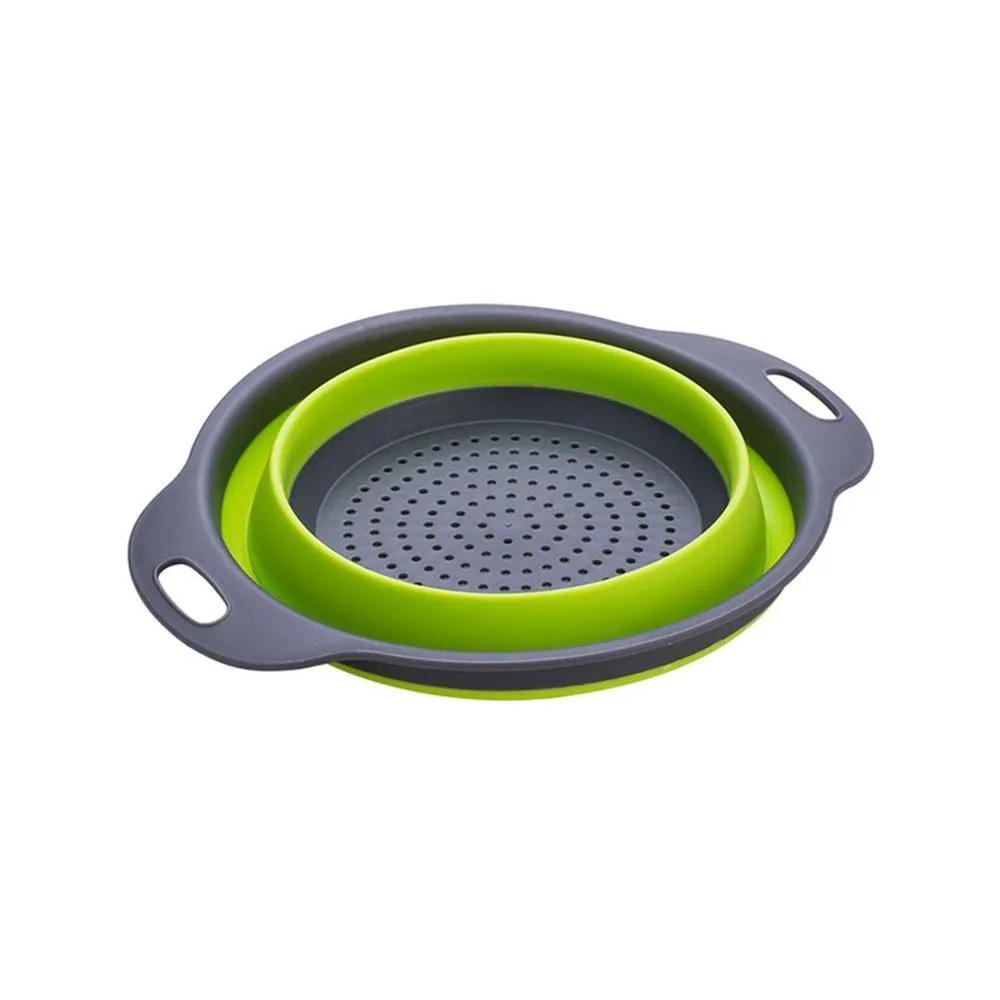 Foldable Drain Basket Plastic Fruit Basket Filter