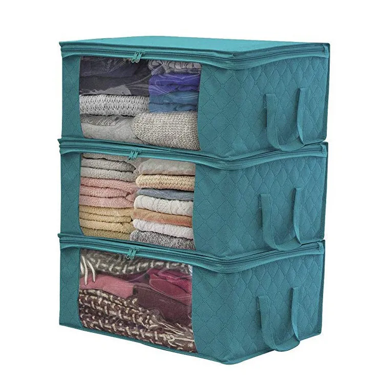 Foldable Storage Baskets for Organizing Home, Clothes, Shelf, Gifts, Baby Nursery, Closet, Towel, Laundry Storage Bin - Home Organizer