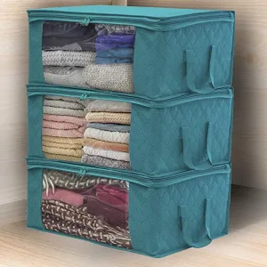 Foldable Storage Baskets for Organizing Home, Clothes, Shelf, Gifts, Baby Nursery, Closet, Towel, Laundry Storage Bin - Home Organizer