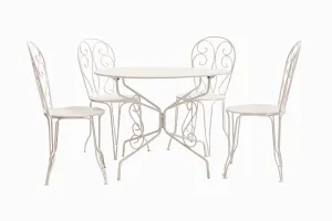 French garden table and chairs