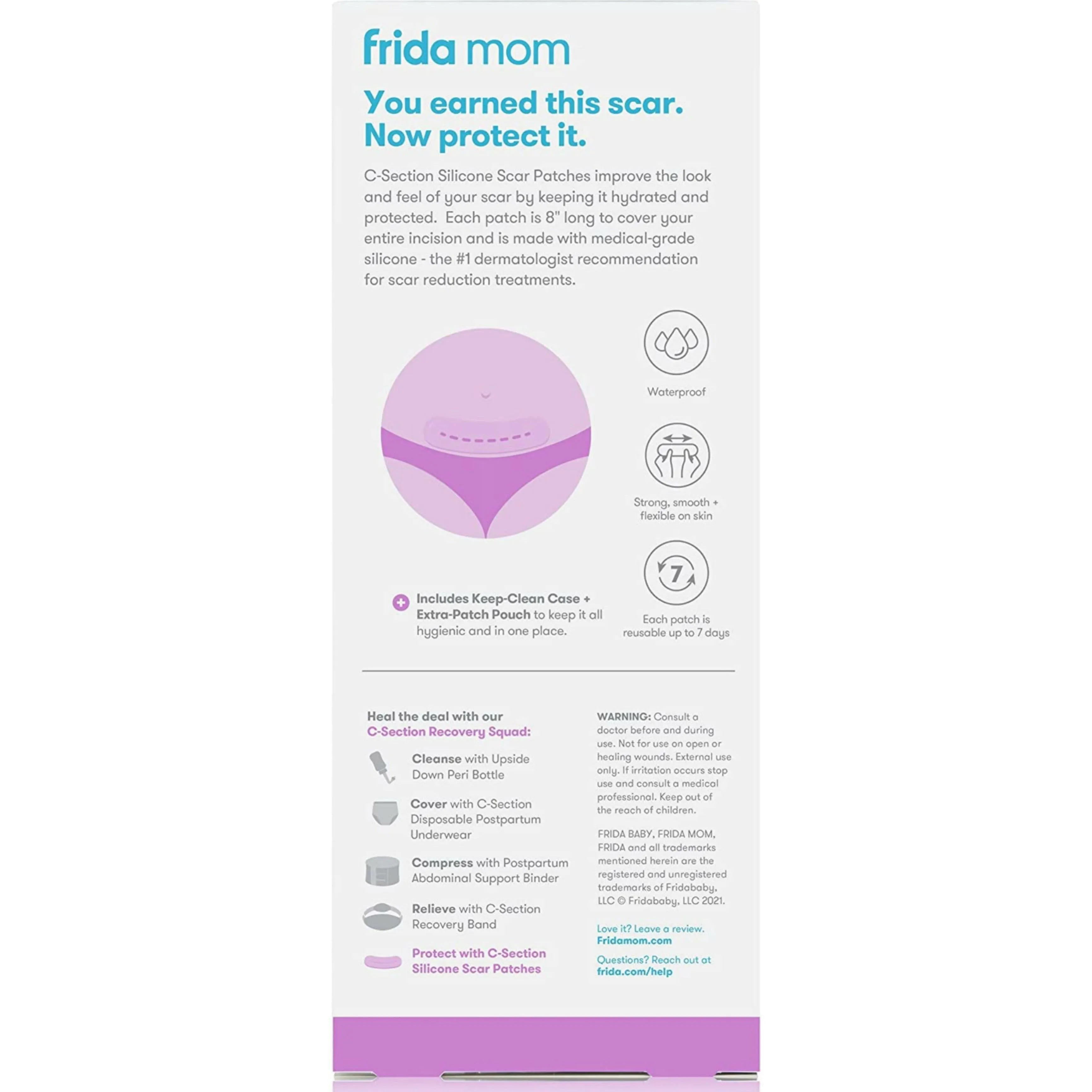 Frida Mom Medical Grade Scar Patches for C-Section