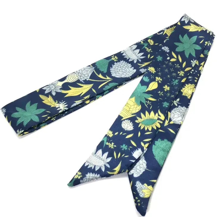 Garden Party Scarf - Navy